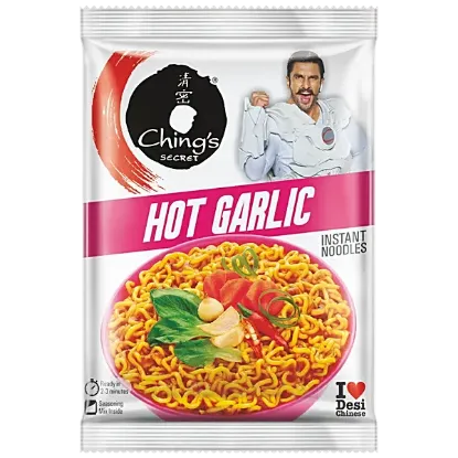 Picture of Ching's Secret Hot Garlic Instant Noodles 60 gm