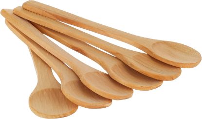 Picture of Lucky Bamboo Natural Wooden Spoon 6pcs