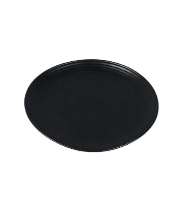 Picture of  Melamine Ring Half Black Plate 1pc