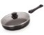 Picture of Nirlon Black Aluminium Non-Stick Induction Fry Pan with Glass Lid 240 mm