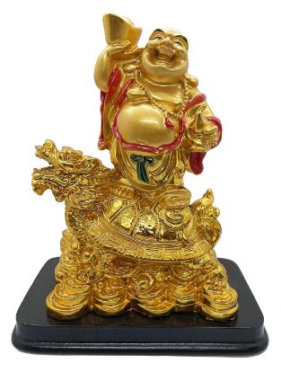 Picture of Buddha Happy Gold No 2