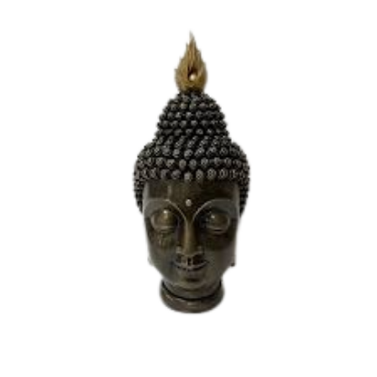 Picture of Buddha Black Face Small Fiber Murti B001