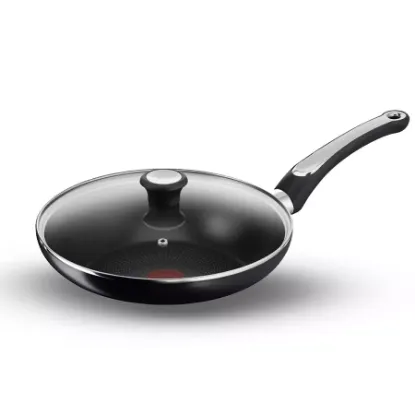 Picture of Tefal Cook & Savour Non-Stick Fry Pan with Glass Lid Black 28cm