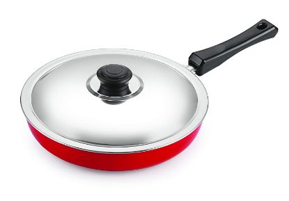 Picture of Nirlon Red Aluminium Non-Stick Fry Pan (no 13)
