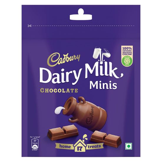 Picture of Cadbury Dairy Milk Home Treats Chocolate Minis 119 gm