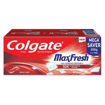 Picture of Colgate Max Fresh Spicy Fresh Red Gel Toothpaste 150gm (Pack of 2)