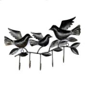 Picture of Craft Tree Iron Sparrow Key Holder in Multicolour