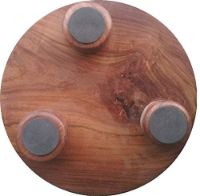 Picture of  Sheesham Wooden Chakla (9 Inch )