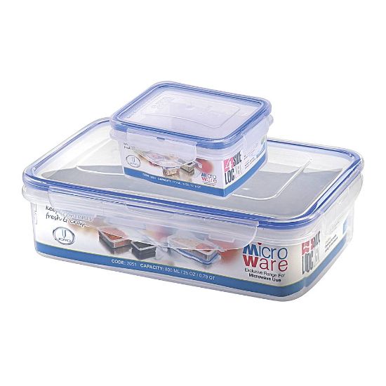 Picture of Joyo Plastic 4 Side Lock 2051 Lunch Box - 800 ml