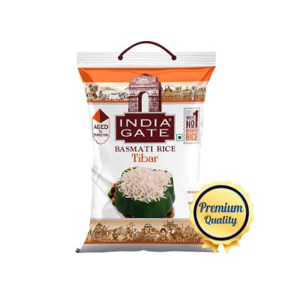 Picture of Indiagate Tibar Basmati Rice 5Kg