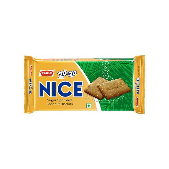 Picture of Parle 20-20 Nice Sugar Sprinkled Coconut Biscuits 300gm