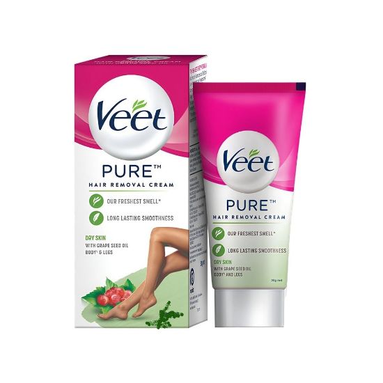 Picture of Veet Pure Hair Removal Cream (For Dry Skin) 50gm