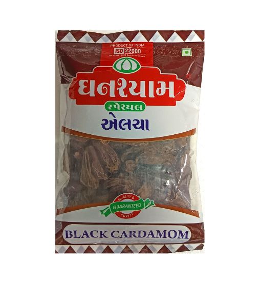 Picture of Ghanshyam Black Cardamom 50 gm