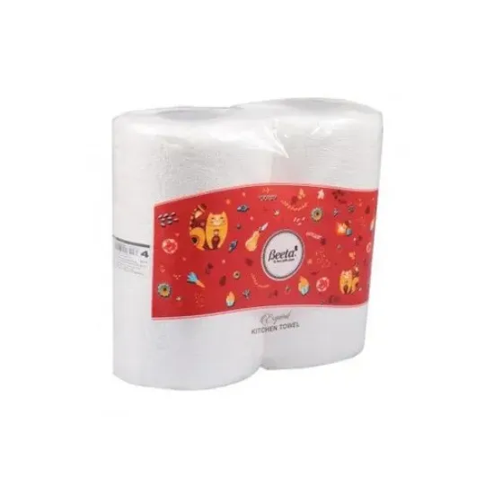 Picture of Beeta Exquisit Kitchen Towel Tissue Paper Kitchen Roll 2In1 (4Ply)