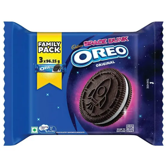 Picture of Oreo Cadbury Original Vanilla Creme Biscuits (Family Pack) 288.75 g