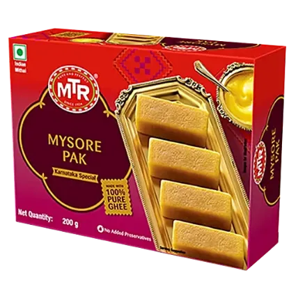 Picture of MTR Mysore Pak - Made With 100% Pure Ghee, 200 g