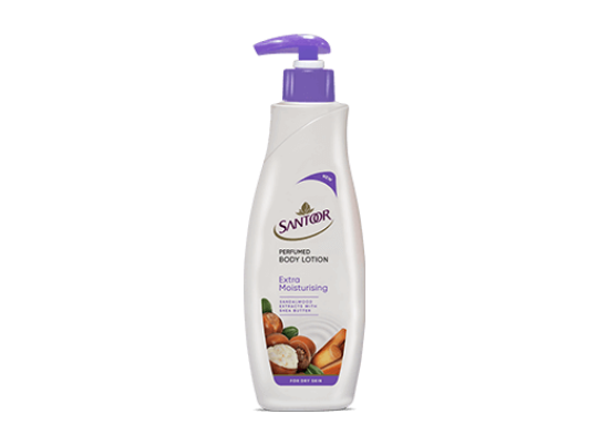 Picture of Santoor Extra Moisturising For Dry Skin Body Lotion 400ml