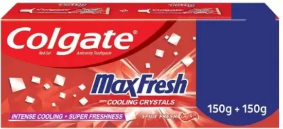 Picture of Colgate Max Fresh Spicy Fresh Red Gel Toothpaste 150gm (Pack of 2)