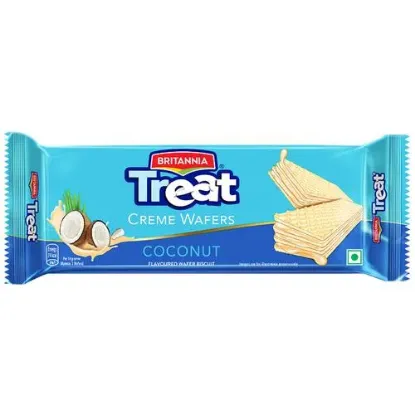 Picture of Britannia Treat Coconut Creme Wafers Biscuit 55 g