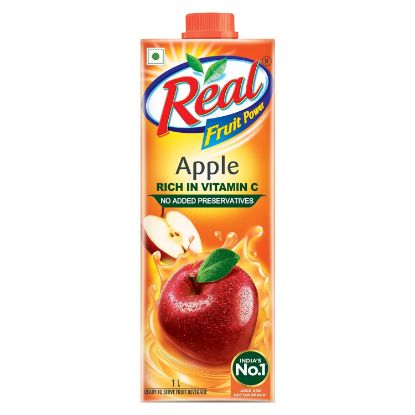 Picture of Real Apple Rich in Vitamin C Fruit Power Juice -1Ltr