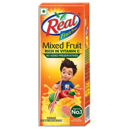Picture of Real Mixed Fruit Juice 180 ml