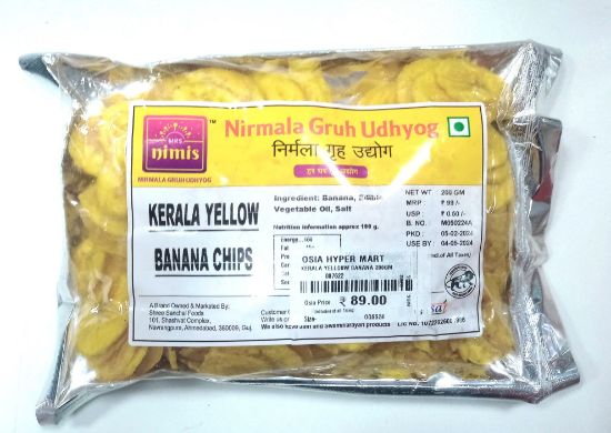Picture of Nirmala Gruh Udhyog Kerala Yellow Banana Chips 200 gm
