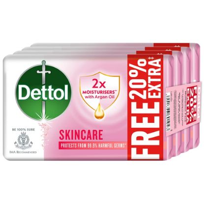 Picture of Dettol SkinCare Soap 125 gm(3+1)