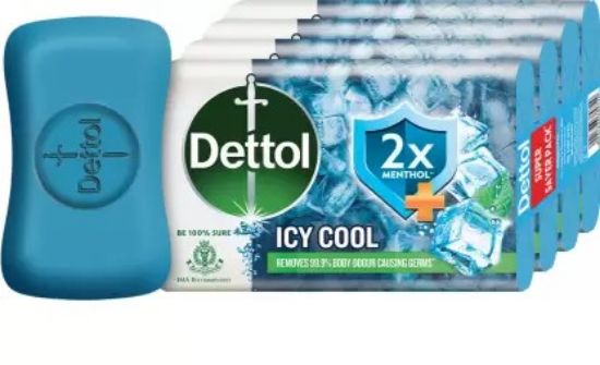 Picture of Dettol Icy Cool Bathing Soap 75gm ( Pack of 4 )