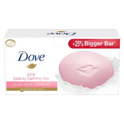 Picture of Dove Pink Bathing Beauty Bar Value Pack 5X125gm