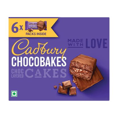 Picture of Cadbury Chocobakes Choc Layered Cake 114 g (Pack of 6)