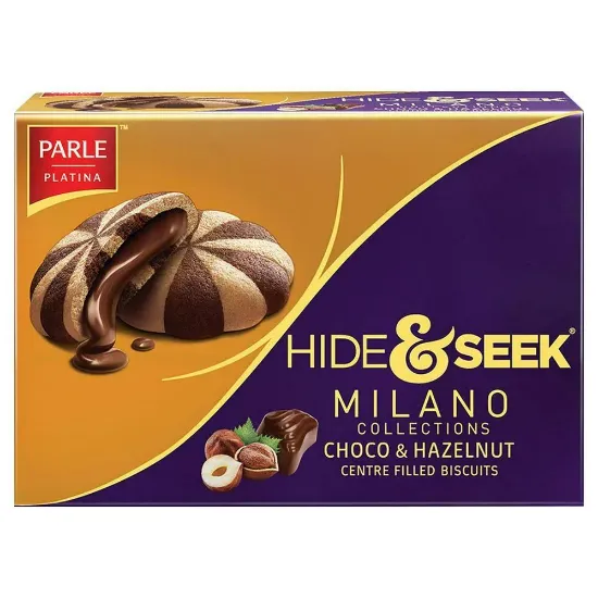 Picture of Parle Hide&Seek Milano Choco&Hazelnut biscuits 120 gm