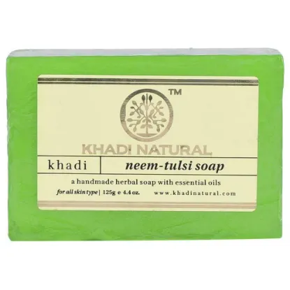 Picture of Khadi Natural Neem Tulsi Soap 125 gm