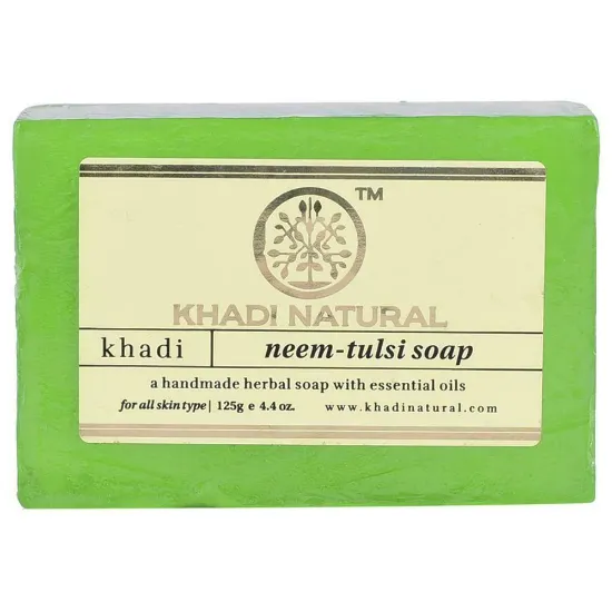 Picture of Khadi Natural Neem Tulsi Soap 125 gm