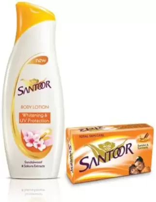 Picture of Santoor Whitening & UV Protection Body Lotion  100ml 