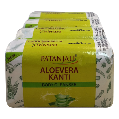 Picture of  Patanjali Aloevera Kanti Body Cleanser 4X150gm