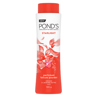 Picture of Ponds Starlight Perfumed Talc Powder Orchid & Jasmin Notes 100GM