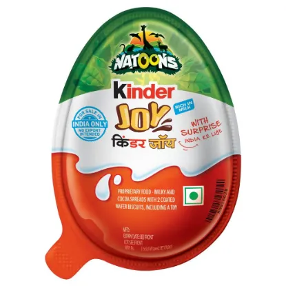 Picture of Kinder Joy Surprise Natoons Chocolate 20 gm