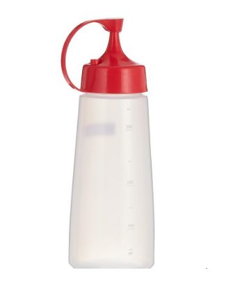Picture of White Color Hard Plastic Sauce Bottle 500Ml