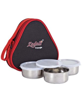 Picture of Zadoli Soft Pouch Triangle Lunch Box For Office