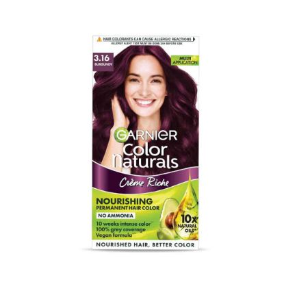 Picture of Garnier Hair Colour Naturals Shade 3.16 Burgundy 70ml+60gm