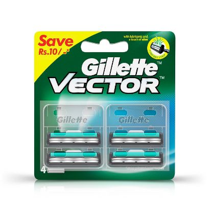 Picture of Gillette Vector Shaving Cartridge 4pcs