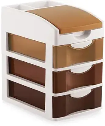 Picture of Liza Plastic Desktop Cosmetic & Make up Organizers Drawer 4