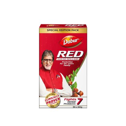 Picture of Dabur Red Toothpaste 3X250gm