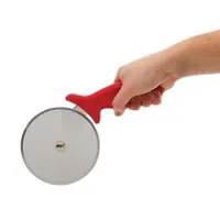 Picture of Apex Pizza Cutter With Stainless Steel Blade Red Handle Plastic Pizza Cutter & Multicolour