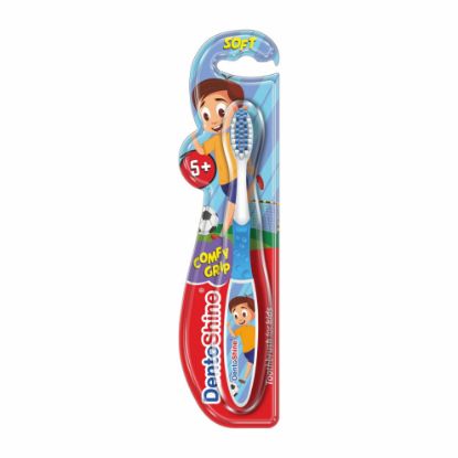 Picture of DentoShine COMFY Grip Toothbrush for Kids Ages 5 Plus