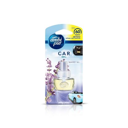 Picture of Ambi Pur Car Air Freshener Refill Aerosol Lavender Spa 7.5ml