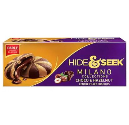 Picture of Parle Milano Centre Filled Cookies - Choco & Hazelnut 60g