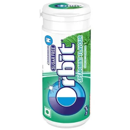 Picture of Orbit Sugar Free Chewing Gum - Spearmint Flavour, 22 g
