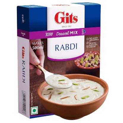 Picture of Gits Instant Rabdi Dessert Mix, Pure Veg 100g
