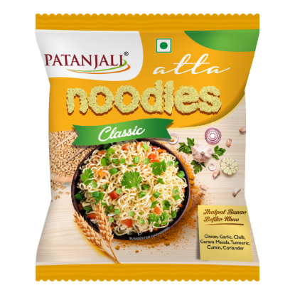 Picture of Patanjali Atta Noodles - Classic 60 gm